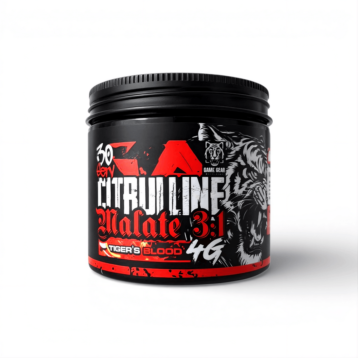 GAME GEAR Citrulline Malate- Tiger's Blood 30 Servings