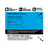 MILK PROTEIN - STRAWBERRY - 30 servings - Game Gear nutrition