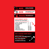 Pre - Workout Shot – Tiger’s Blood - Game Gear nutrition