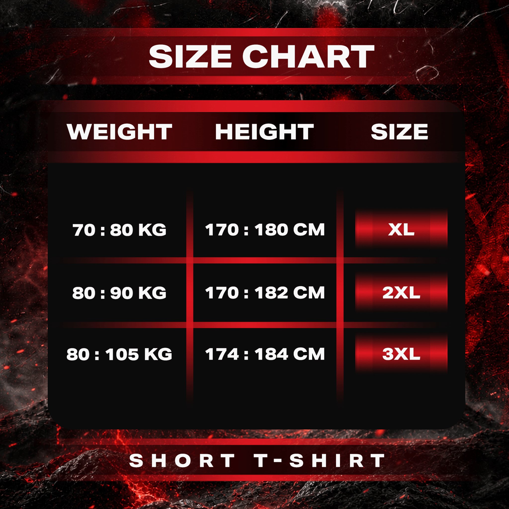 Red Short T-Shirt - Game Gear nutrition